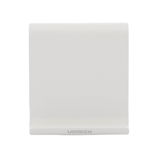 Soporte de Escritorio para Telefono Celular / Ajustable de 0° a 100° / Goma Antiarañazos / Antideslizante / Amplia Compatibilidad con dispositivos de 4'' a 7.9'' / Plegable / ABS / Color Blanco