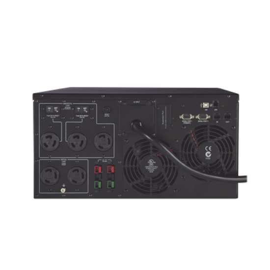 UPS de 5000 VA/4500 W, Topología Línea Interactiva, 200 - 240 Vca de Entrada, 208 Vca de Salida, Onda Senoidal Pura, Torre o Rack 5 UR, Con 3 Tomas NEMA L6-30R y 2 NEMA L6-20R