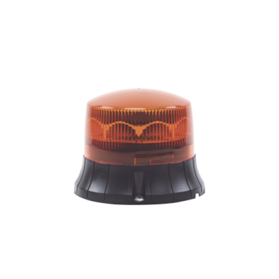 Burbuja LED giratoria de color ámbar, 9 LEDs, montaje permanente