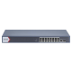 Switch Gigabit PoE+ / Monitoreable / 16 Puertos 1000 Mbps PoE+ / 1 Puerto 1000 Mbps de Uplink / 1 Puerto SFP /  Configuración Remota desde Hik-PartnerPro / Modo Extendido hasta 300 Metros / 130 Watts
