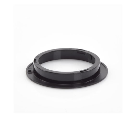 Brida de policarbonato, Color Negro, Accesorio para plafón Serie ED3040