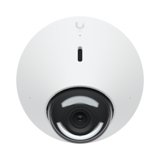 UniFi Protect Cámara G5 Dome  para interior/exterior / 2K (4MPX), ángulo 102.4°, visión nocturna IR hasta 9 mts / detecciones inteligentes / audio bidireccional / resistente a la intemperie IPx4 / antivandálica IX08