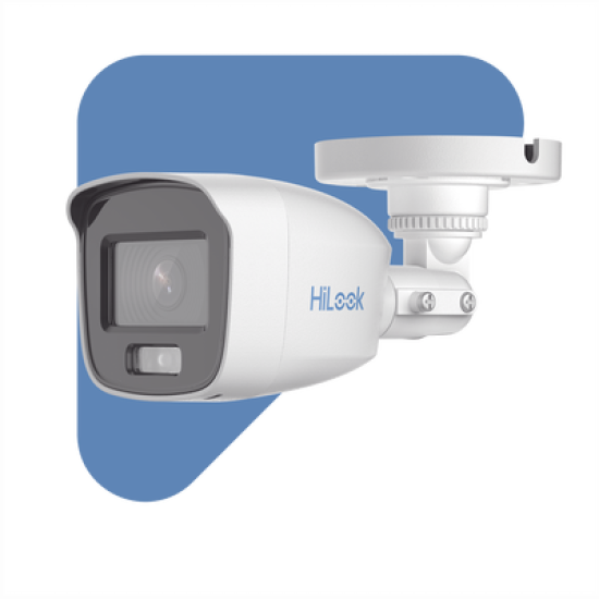 Bala TURBOHD 2 Megapixel (1080p) / Imagen a Color 24/7 / Lente 2.8 mm / ColorVu Lite / Luz Blanca 20 mts / IP66 / Policarbonato