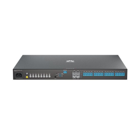 HUAWEI MiniFTTO - Gateway Óptico / 4 puertos GE (WAN/LAN) + 1 puerto XGPON (SC/UPC) + 8 puertos PoF (XC/UPC) + 16 puertos GPON(SC/UPC) /  VPN / VLANs /  Wi-Fi Roaming / Firewall / Administración Nube