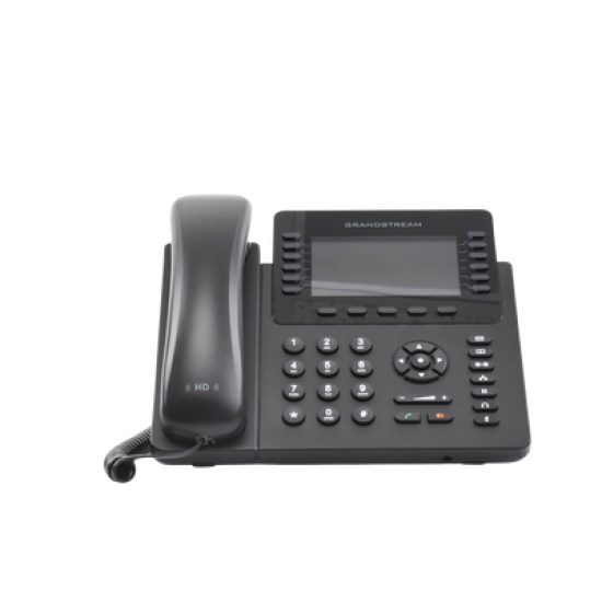 Teléfono IP empresarial de 12 Líneas con 5 teclas de función y conferencia de 4 vías, PoE
