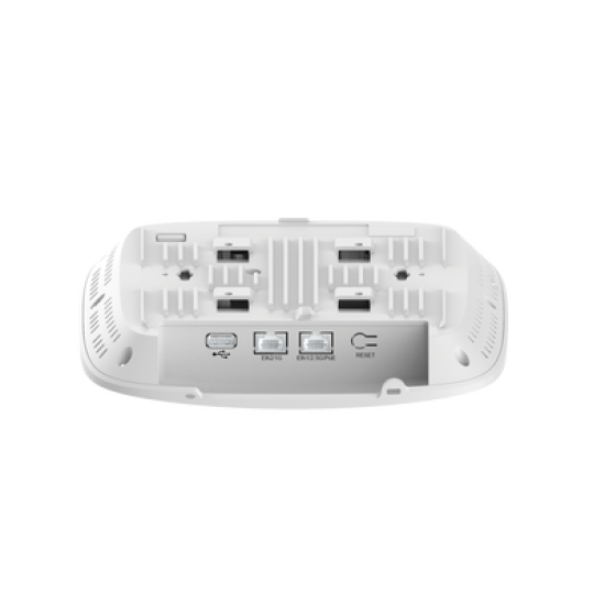Punto de Acceso Empresarial Wi-Fi 6/6E Cambium Networks XE3-4 / Tri-banda (2.4, 5 y 6 GHz) / 3 Radios Definidos por Software (SDR) / Hasta 1,500 Clientes / Gestión desde la Nube cnMaestro / Seguridad WPA3 / Montaje en Techo o Plafón / Alimen