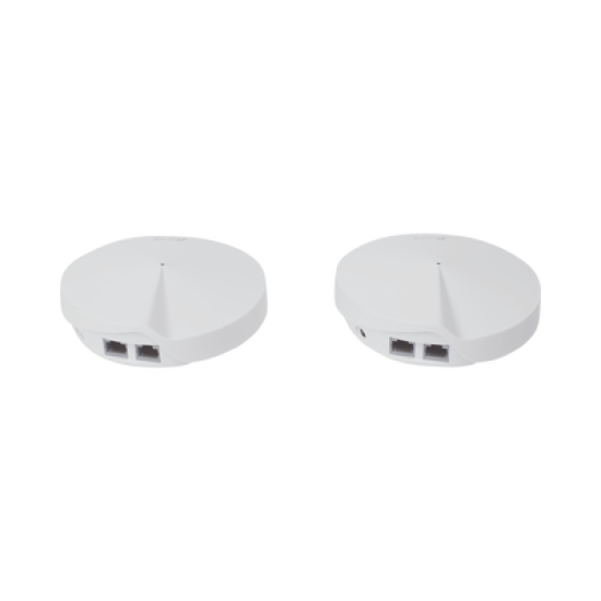 Kit 2 Routers Inalámbricos MESH Interior para Hogar / Doble Banda Wi-Fi 5 AC1300 Mbps / 2 Puerto Gigabit WAN/LAN / 4 Antenas Internas / Administración Mediante la App Deco (iOS, Android) / Protección HomeCare