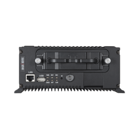 NVR Móvil de 8 Canales de 2 Megapixel / 8 Puertos PoE / 2 Bahías de Disco Duro / Incluye Modulo GPS, WiFi y 4G