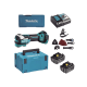Multiherramienta Oscilante Inalámbrica de 18V, incluye 2 Baterías  BL1850B de 5.0 A, Cargador DC18RC, Accesorios y Estuche Makpac
