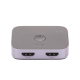 Conmutador HDMI 2.1 8K @60Hz | HDMI Splitter 2 Entradas a 1 Salida | Soporta 4K @120Hz 1080P @240Hz 3D | HDR Dolby | Alta Velocidad 48Gbps | Formatos de Audio LPCM/DTS/DSD, 2,0/2,1/5,1/7,1 canales.