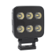Luz de Trabajo Ultra brillante Cuadrada, 6 LED, 6552 Lúmenes, 12-24 Vcd