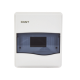 Caja de distribución para empotrar, IP40, 08 módulos (SKU: 8101006)