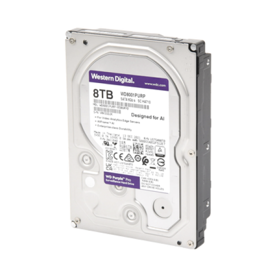 Disco duro WD de 8TB / 7200RPM / Optimizado para soluciones de video inteligente