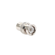Conector BNC Macho de Rosca para Cable RG-58/U, RG-142/U, Níquel, Oro, Delrin. .
