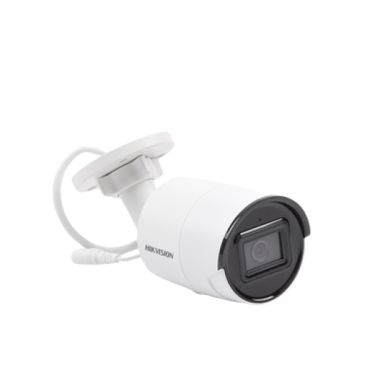 Bala IP 8 Megapixel (4K)/ Lente 2.8 mm / 40 mts IR EXIR /Exterior IP67 / WDR 120 dB / PoE / Micrófono Integrado / ACUSENSE (Evita Falsas Alarmas) / Metal / MicroSD / ONVIF / ACUSEARCH