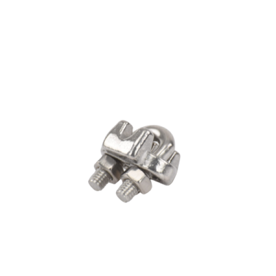 Nudo/ Perro/ Abrazadera Acero Forjado para Cable de 1/8