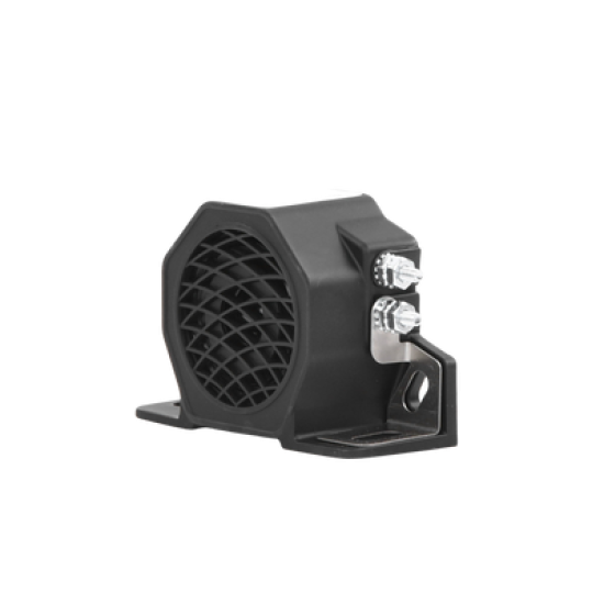 Alarma de reversa, 12-24 Vcc, 97 dBA