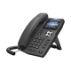 Teléfono IP empresarial para 2 lineas SIP con pantalla LCD de 2.8 pulgadas a color, puertos Gigabit y conferencia de 3 vías, PoE 