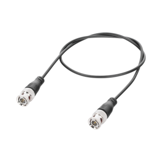 Cable Coaxial Armado con Conector BNC (Video) / Longitud de 2.2 mts / Optimizado para Cámaras 4K / Uso en Interior