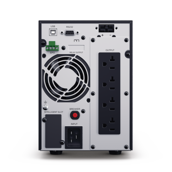 UPS de 2000 VA/1800 W, Online Doble Conversión, Entrada 120 Vca NEMA 5-20P, Onda Senoidal Pura, Tipo Torre, Con 6 Tomas NEMA 5-20R