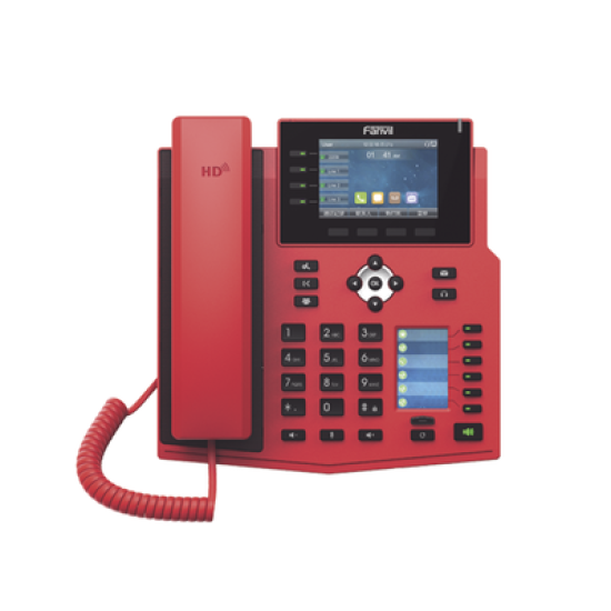 Teléfono IP Empresarial con Estándares Europeos, 16 lineas SIP con pantalla LCD de 3.5