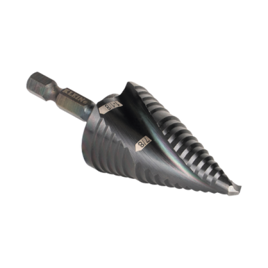 Broca Escalonada 12 en 1, de Liberación Rápida, Acanaladura en Espiral, produce Agujeros de 2-3 cm e Intermedios. 10x más Durable