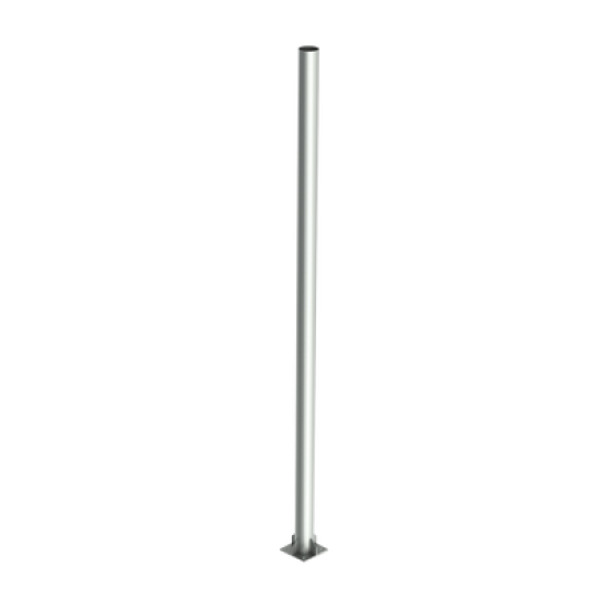 Poste de Acero Galvanizado para Videovigilancia, 6 m de altura.