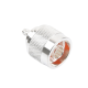 Conector Coaxial N Macho de Anillo Plegable para Cable RG-142/U, Plata/ Oro/ Teflón.