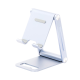 Soporte para Teléfono Celular de Aluminio / Angulo Ajustable / Amplia Compatibilidad con dispositivos de 4.7'' a 7.9'' / Antideslizante / Antiarañazos / Plegable / Color Azul