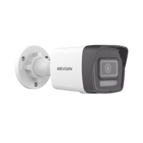 Bala IP 2 Megapixel / Lente 2.8 mm / Dual Light (30 mts IR + 30 mts Luz Blanca) / Micrófono Integrado / ACUSENSE Lite / Exterior IP67 / H.265+ / PoE / ONVIF 