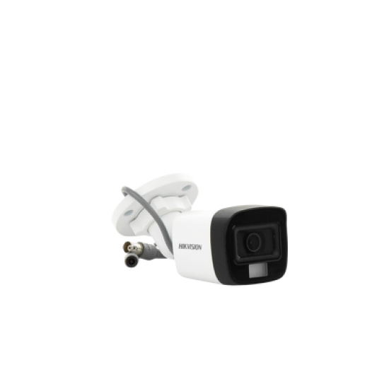 [Dual Light + ColorVu] Bala TURBOHD 2 Megapixel (1080p) / Lente 2.8 mm / 30 mts IR EXIR + 20 mts Luz Blanca / Micrófono Integrado / Gran Angular 101° / Exterior IP67 / 4 Tecnologías