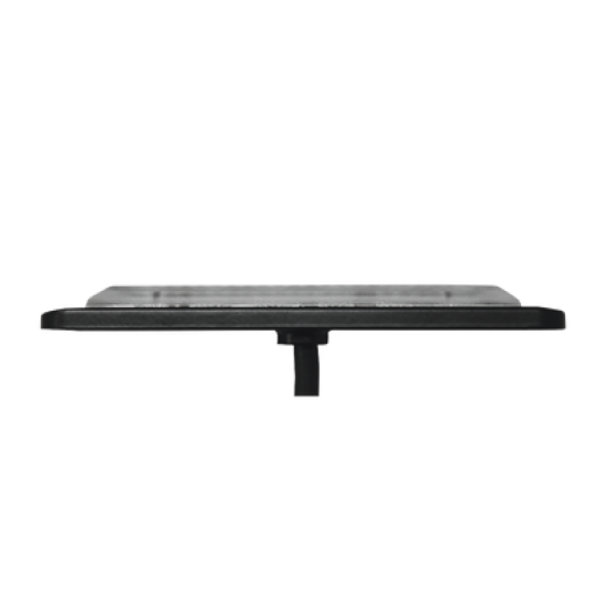 Luz Auxiliar de 6 LED, Ambar, Bisel Negro, Lente Transparente