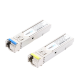 Transceptores Ópticos Industriales Bidireccionales SFP (Mini-Gbic) / Monomodo 1310 & 1550 nm / 1.25 Gbps / 1000BASE-BX / Conector LC/UPC Simplex / DDM / Hasta 10 km / 2 Piezas