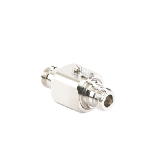 Protector contra descargas eléctricas. Cubre los rangos de frecuencia de los amplificadores de Señal Celular. 50 Ohm. Conectores N.