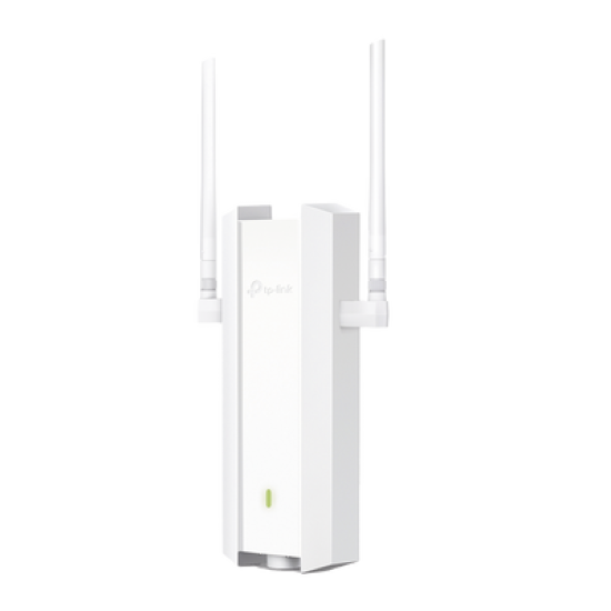 Punto de Acceso Omada Exterior / Wi-Fi 6 AX1800 MU-MIMO 2x2 / Mesh Omada / Alta Densidad de Usuarios / Carcasa Resistente IP67 / Configuración por Controlador o Stand-Alone / Para Montaje en Mástil/ Pared / Alimentación PoE+ 