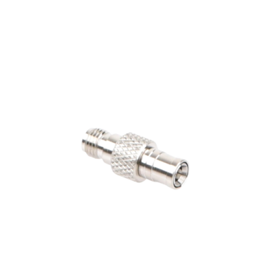 Adaptador en linea de conector SMA Hembra a SMB.