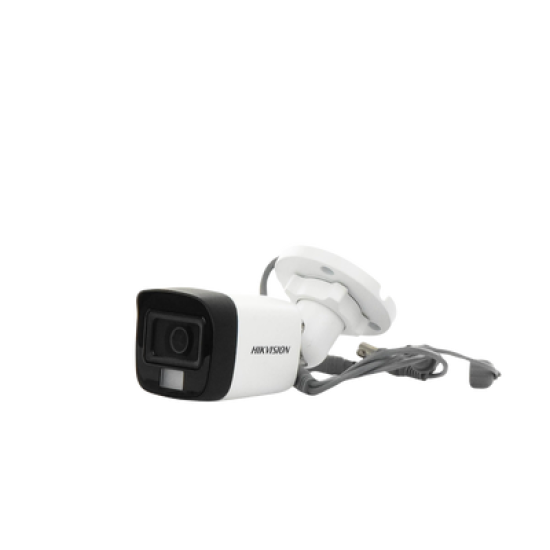 [Dual Light + ColorVu] Bala TURBOHD 2 Megapixel (1080p) / Lente 2.8 mm / 30 mts IR EXIR + 20 mts Luz Blanca / Micrófono Integrado / Gran Angular 101° / Exterior IP67 / 4 Tecnologías