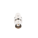 Adaptador en Línea de Conector SMA Macho a BNC Hembra, Níquel/ Oro/ Teflón.