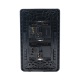 Apagador Doble de 10 A/ 127 V CA ~ 60 Hz /  Placa de Acero.