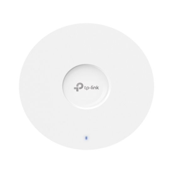 Punto de Acceso Omada Ultra-Rango / Wi-Fi 6 AX6000 MU-MIMO 4x4 /  Mesh Omada / Alta Densidad de Usuarios / Configuración por Controlador o Stand-Alone / Para Montaje en Techo/pared / Alimentación PoE+ 