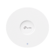 Punto de Acceso Omada Ultra-Rango / Wi-Fi 6 AX6000 MU-MIMO 4x4 /  Mesh Omada / Alta Densidad de Usuarios / Configuración por Controlador o Stand-Alone / Para Montaje en Techo/pared / Alimentación PoE+ 