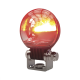 Luz LED límite de arco color rojo, para zonas de trabajo en montacargas y vehiculos 