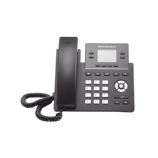 Teléfono IP Wi-Fi, Grado Operador, 4 líneas SIP con 2 cuentas, pantalla a color 2.4
