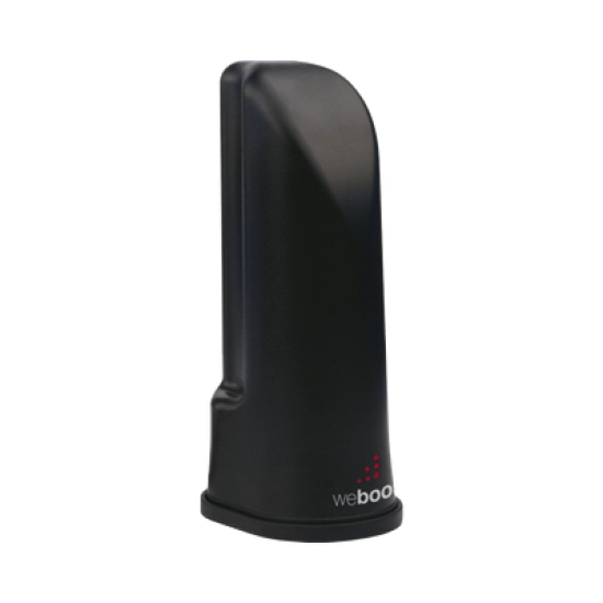 Antena de escritorio tipo cilindro color negra. Cubre las bandas de frecuencia celular. Especial para amplificadores y dispositivos celulares 4G y 3G. Con 1.52 m de cable RG-174 y con conector SMA macho.