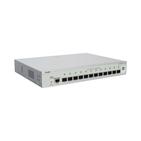 Switch Administrable Full Aggregation Capa 3, 12 Puertos SFP+ 10G y un Puerto MGMT
