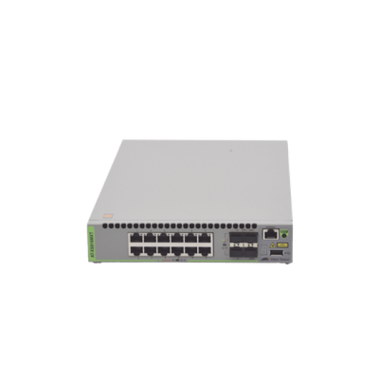Switch Capa 3 Stackeable 10 Gigabit , 12 puertos 100/1000/10G Base-T (RJ-45)  y 4 puertos SFP/SFP+ 10G