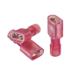 Terminal hembra aislada completa / Baterías con terminal macho F1 / para cables 22-16 AWG / Paquete de 25 piezas