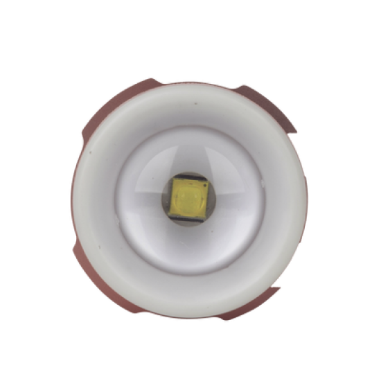 Linterna LED Portátil Recargable 500 Lúmenes con Luz Frontal y Lateral de Trabajo. Lámpara con tapa de Extremo con Imán, USB-C