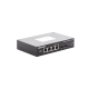 Switch Industrial No Administrable Gigabit / 3 Puertos Gigabit PoE+ (30 W) + 1 Puerto Gigabit PoE++ (60 W) / 2 Puertos SFP / 65 W Total / 48 a 57 VCD / Ideal para Proyectos / 300 Metros de Distancia