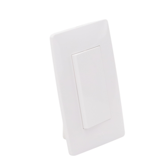 Apagador Escalera Sencillo de 10 A/ 127 V CA ~ 60 Hz / Color Blanco.